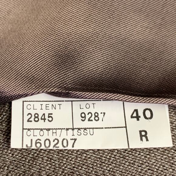 JOSEPH ABBOUD Size 42 Regular Brown Wool V-Neck Vest - Picture 8 of 10